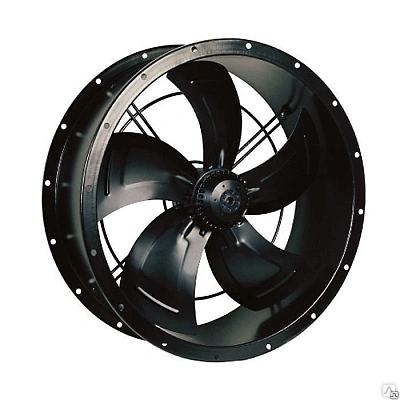  Вентиляторы осевые в обечайке с фланцами